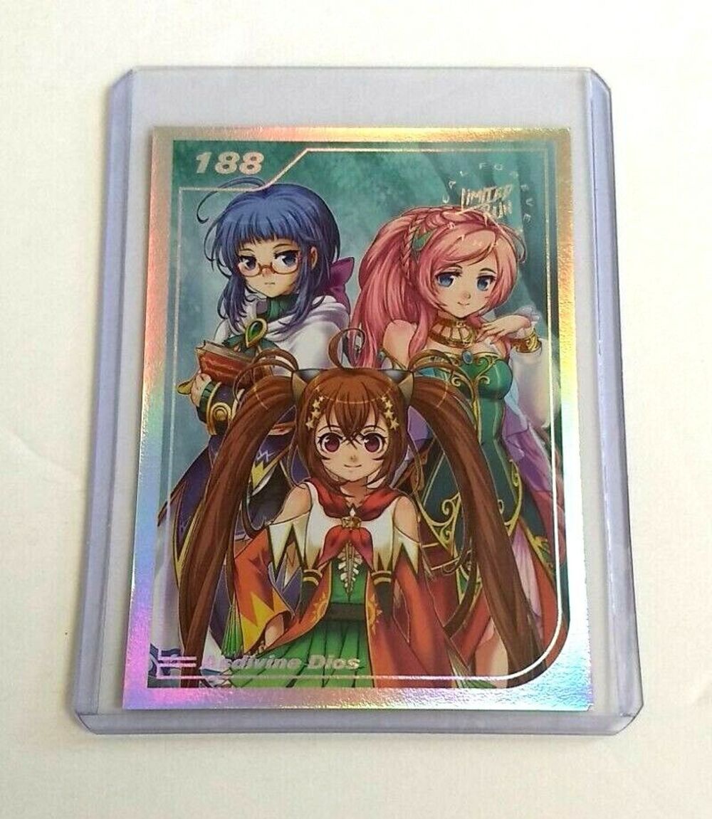 Asdivine Dios #188 Limited Run Silver Foil Trading Card New w/ protector